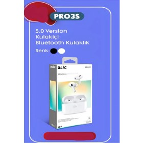 Resim Blic 5.0 Versiyon Kulakiçi Bluetooth Kulaklık PRO3S 