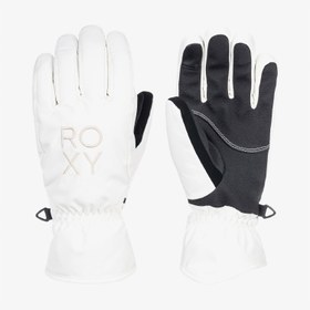 Resim Roxy Freshfield Kadın Beyaz Kayak Eldiveni 