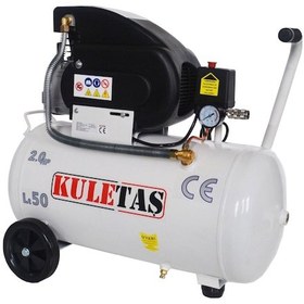Resim Kuletaş 2 HP 8 Bar 50 LT Yağlı Hava Kompresörü 