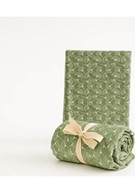 Resim Tinylamb 60x120 CM Pamuklu Lastikli Bebek Çarşafı Yeşil Renk 