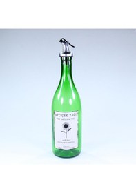 Resim Yağdanlık Sosluk Sirkelik Özel Akıtıcılı Çimen Yeşili Ay Çiçek Etiketli 750 Ml 
