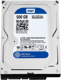 Resim WD Blue 5WD WD5000AAKX 500 GB 3.5" 7200 RPM 16 MB SATA 3 HDD 