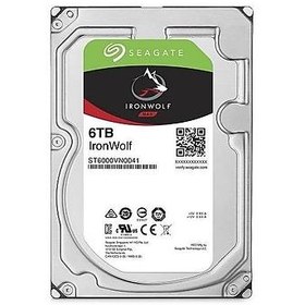 Resim Seagate Ironwolf 3.5 6TB Sata 3.0 256 MB 195MB/S RV Sensör 7200RPM 180TB/Yil Iş yükü 7/24 nas Disk ST6000VN0033 HDD & Harddisk 