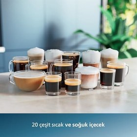 Resim Philips 5500 Serisi LatteGo Tam Otomatik Espresso Makinesi, 20 Sıcak ve Soğuk İçecek, QuickStart, SilentBrew Teknolojisi, Dokunmatik Ekran, EP5547/90 