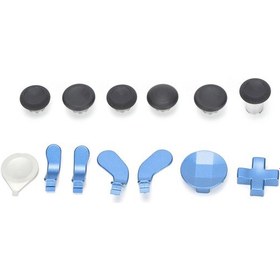 Resim Geeroyoo Xbox One Elite Series 2 Kumanda Tuş Takımı - Mavi, Metal Ve Silikon, Joystick-kare Tuş-parmak Çubuğu, Oyun Deneyimi İçin Uyumlu Ve Dayanıklı 