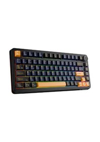 Resim Rampage Quell Siyah Hot Swap 2.4g + Bt Wireless Rgb Gasket Oil Switch Türkçe Q Pbt Mekanik Klavye 