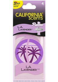 Resim California Scents® Palms™ "LA Lavender" Asma Koku 4'lü Set 
