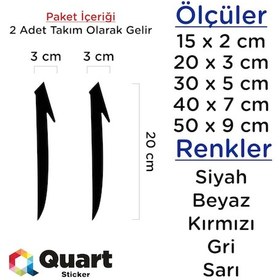 Resim Arapça Elif Harfi Sticker (2 Adet) 