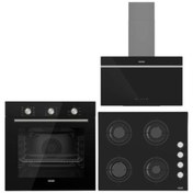 Resim Uğur UĞUR SİYAH ANKASTRE SET (UAD 6011 SA3DHD + UAF 609M SCPET + UAO 6040W0 SCY) 
