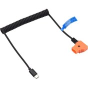 Resim Yifomall 15v Pd3.0 Usb-c'den D-tap'e Güç Kablosu - V-mount Pil Bağlantısı 1 Metre 