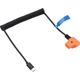 Resim Yifomall 15v Pd3.0 Usb-c'den D-tap'e Güç Kablosu - V-mount Pil Bağlantısı 1 Metre 
