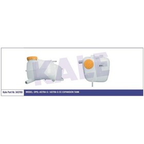 Resim Kale-343765 - Yedek Su Deposu Opel Astra G 1.2/1.4/1.8/2.0 16v 