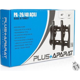 Resim Plusaparat Pa 26/40 26”/40” Led Tvler için Açılı Askı Aparatı 