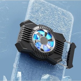 Resim SKYNEX Şarjlı Telefon Soğutucu Soğutma Fanı Radyatörü 4 ila 7,4 inç Akıllı Telefonlara Uygun Soğutucu fan 
