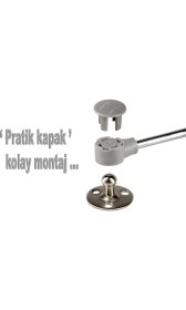 Resim Std 4 Adet Dolap Amortisörü Gazlı Piston Kapak Hidroliği 27 cm 100NEWTON 