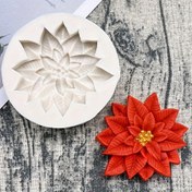 Resim 1 adet Noel Holağı Yaprak & El Sanatları ve Malzemeler için Silikon Kalıp, Kış Yeşili 