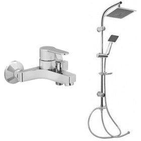 Resim Artema Win S Banyo Batarya Ve Tema Quadro Tepe Yağmurlama Duş Takımı 