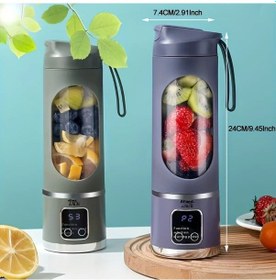 Resim Meridiangoods Beyaz Multi Fonksiyonlu Meyve Sıkacağı, Taşınabilir Juice Cup, 36v Altı Güvenli Dayanıklı 