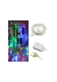 Resim 10 Metre 100 Ledli 8 Fonksiyonlu Karışık Renkli Rgb Led Lamba Çok Renkli 