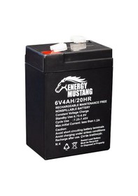 Resim Ayt Energy Mustang 6 Volt 4 Amper Kuru Işıldak Lamba Aküsü 70x48x101 Mm 