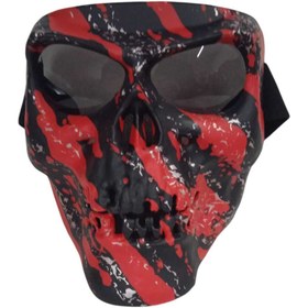 Resim SEÇ motorsiklet maske si Jet Maske kuru kafa maske hellowen maske 