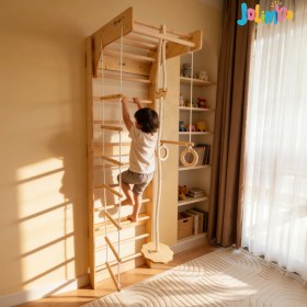 Resim İsveç Tırmanma Duvarı ve Akrobat Seti | Jolimbo 