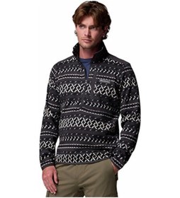 Resim Columbia Erkek Outdoor Çeyrek Fermuarlı Polar Üst 2097741012 Siyah Siyah 