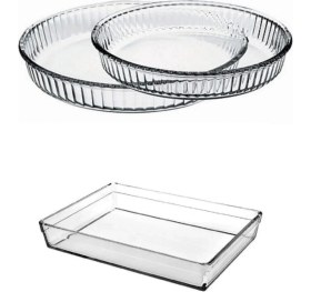 Resim 3'lü Fırın Tepsisi Seti, Dayanıklı ve Şık Mutfak Gereci 