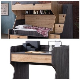 Resim Ranza, Doğa Ranza Karyola Masa 3 Kapaklı Dolap 90 X 190 CM 