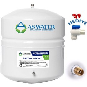 Resim Su Arıtma Cihazı Çelik Su Tankı 3.2 Galon 12lt Tank 12 Litre Çelik Tank 