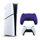Resim Sony Playstation 5 Slim Dijital + 2. Mor Dualsense PS5 Kol (İthalatçı Garantili) 