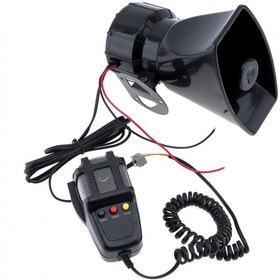 Resim Carspeed 3 Sesli Mikrofonlu Siren Artı Konuşmalı Büyük Kafa 