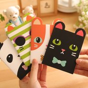 Resim 4 Paket Sevimli Kedi Mini Steno Defterleri, Çizgi Film Yumuşak Kapaklı Defterler, Çift Amaçlı Ofis ve Çalışma, Yaratıcı Hediye Seti 