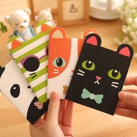 Resim 4 Paket Sevimli Kedi Mini Steno Defterleri, Çizgi Film Yumuşak Kapaklı Defterler, Çift Amaçlı Ofis ve Çalışma, Yaratıcı Hediye Seti 