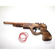 Resim Ahşap Lastik Atan Tabanca 