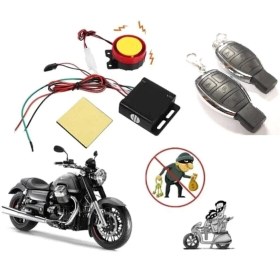Resim RMG Motosiklet Alarm Uzaktan Kumanda Ile Çalıştırma 125db 