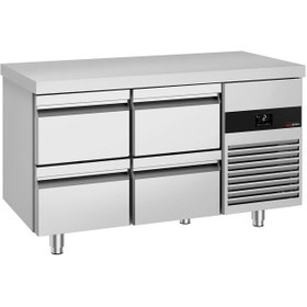 Resim Soğutmalı tezgah PREMIUM - 1400x700mm - 4 çekmeceli - dijital termostat 
