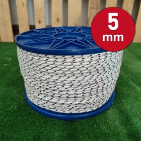 Resim Sera Trend 5 mm 50 Metre Soylu Halat Örgü Iskota Halat Denizci Tekne Halatı Salıncak Ip Dağcı Ip Halat 