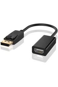 Resim Aogo Display HDMI Çevirici Displayport To HDMI Adaptör Display in Hdmi Out Dp HDMI Display Erkek HDMI Dişi 
