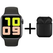 Resim Han-S Bilişim Iphone 7 Plus Watch 6 Series Akıllı Saat + Siyah Tws I12 Bluetooth Kulaklık 