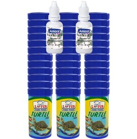 Resim Turtle Sticks 36x100ml Kutu Kaplumbağa Yemi ve 2 Multivitamin 