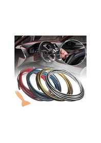 Resim Araç Içi 5M Fitilli Torpido Ip Şerit Dekor Fitil Aparatlı Altın 