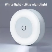 Resim Gateesat Dokunmatik Led Gece Lambası: Sıcak/beyaz/doğal Işık, 1 Adet Beyaz Işık 