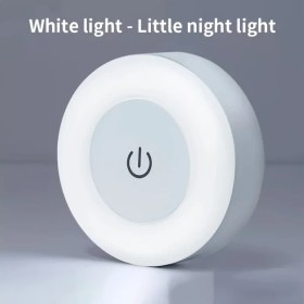 Resim Gateesat Dokunmatik Led Gece Lambası: Sıcak/beyaz/doğal Işık, 1 Adet Beyaz Işık 