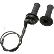 Resim Dianziye 22mm El Tutucu + Kablolu Gaz Pedalı Seti - 50-190cc Off-road, Pit Ve Dirt Bisikletleri İçin Siyah Dayanıklı Plastik 