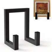 Resim 1 adet K KYMYCRAFT Çağdaş Siyah Metal Vinil Plak Tutucu - LP'ler, Fotoğraf ve Plaka Albümleri için Serbest Duran Gösteri Standı, Dayanıklı Demir Yapı, Montaj Gerektirmez, 68.58cm Yükseklik, 3.2 Cu Ft Depolama, Müzik Aksesuarı | Modern Metal Stand | Sağlam Metal Çerçeve, Müzik Depolama 