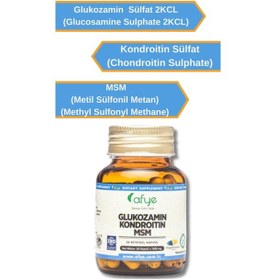 Resim Afye Glukozamin Kondroitin Msm 50 Kapsül 1000 Mg 