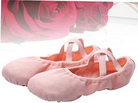 Resim CALLARON Bale Ayakkabıları Deri Dans Ayakkabıları Kadın Bale Daireler Taban Ayakkabı Bale Düz Ayakkabı Bale Uygulama Ayakkabıları Kız Daireler Bayan Düz Ayakkabı Tuval Bayanlar Daireler 