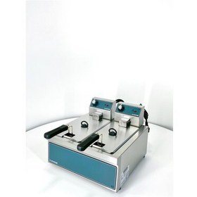 Resim KUZHINE Fritöz Elektrikli Harici(Set Dışı) 5+5 Litre 