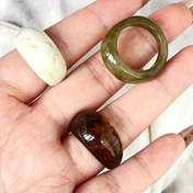 Resim 3 adet Boho Chic Reçine Halka Seti - Vintage Esintili, Çok Yönlü ve Zarif, Günlük Giyim İçin Mükemmel, Kadınlar İçin Mükemmel Hediye, Günlük Takı | Boho Chic Tarzı | Reçine Yapılmış Halkalar 